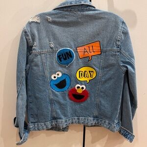 Zara Girls x Sesame Street Jean Jacket